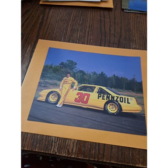 Vintage Michael Waltrip Pennzoil 30 Driver Card Bahari Racing NASCAR Winston Cup - Picture 1 of 2